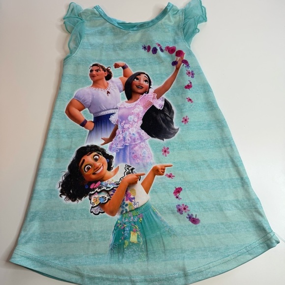 Disney Other - Disney Aqua Nightgown with Encanto Characters